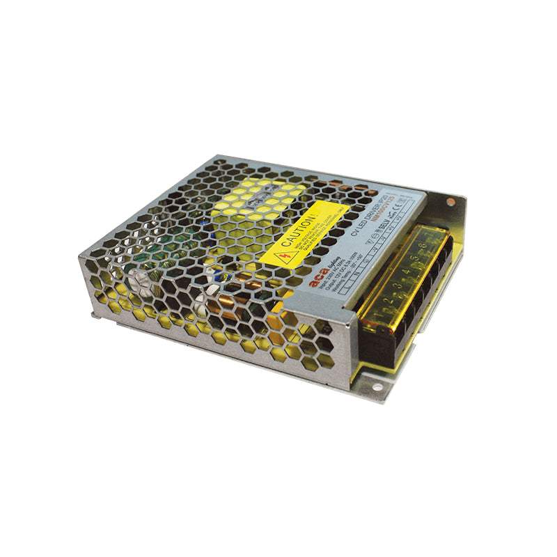 ^METAL 5YRS CV LED DRIVER 100W 230V AC-12V DC 8.3A IP20 WITH TERMINAL - ledmania.gr