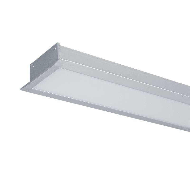 LED ΠΡΟΦΙΛ ΧΩΝΕΥΤΟ S48 24W 6500K 1200MM ΓΚΡΙ - ledmania.gr