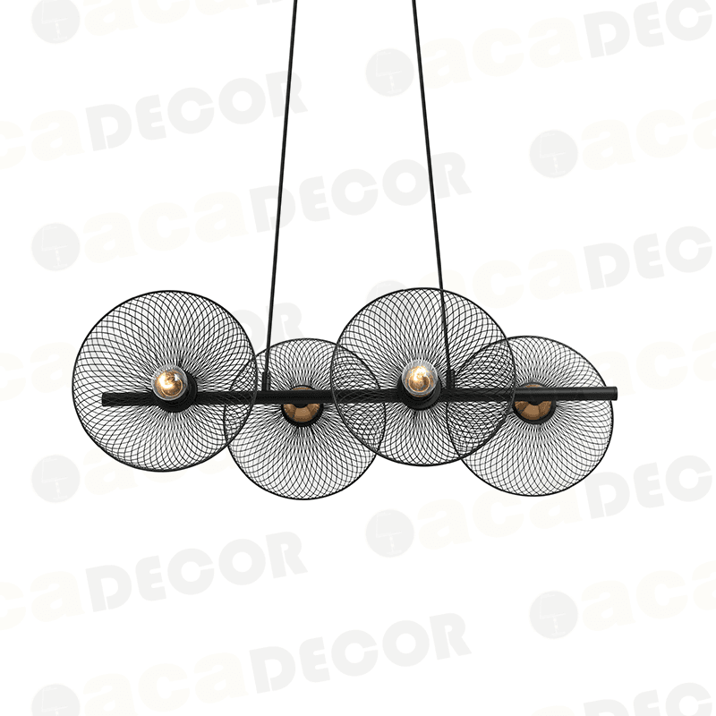 ^ΚΡΕΜΑΣΤΟ Φ/Σ 3ΧΕ27 ΜΑΥΡΟ ΜΕΤΑΛΛΙΚΟ D31ΧΗ115CM - ledmania.gr