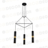 ^ΚΡΕΜΑΣΤΟ Φ/Σ 3XGU10 ΜΑΥΡΟ ΜΕΤΑΛΛΙΚΟ 56X49XH150CM - ledmania.gr
