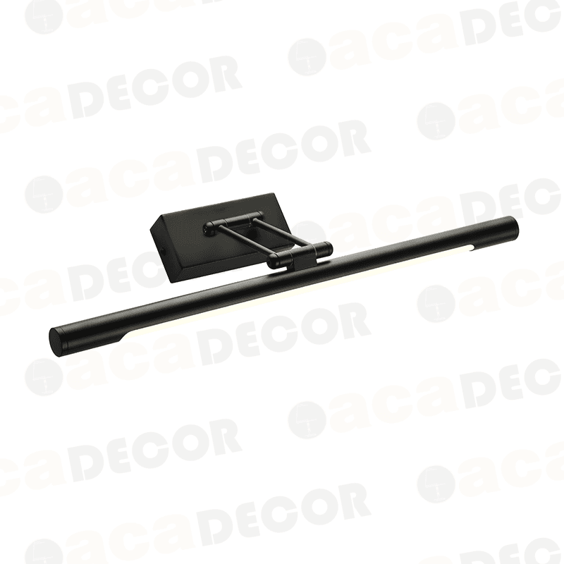 ^ΕΠΙΤΟΙΧΟ Φ/Σ LED 12W 3000K 780LM ΜΑΥΡΟ ΜΕΤ/ΚΟ IP44 50X6X19CM - ledmania.gr