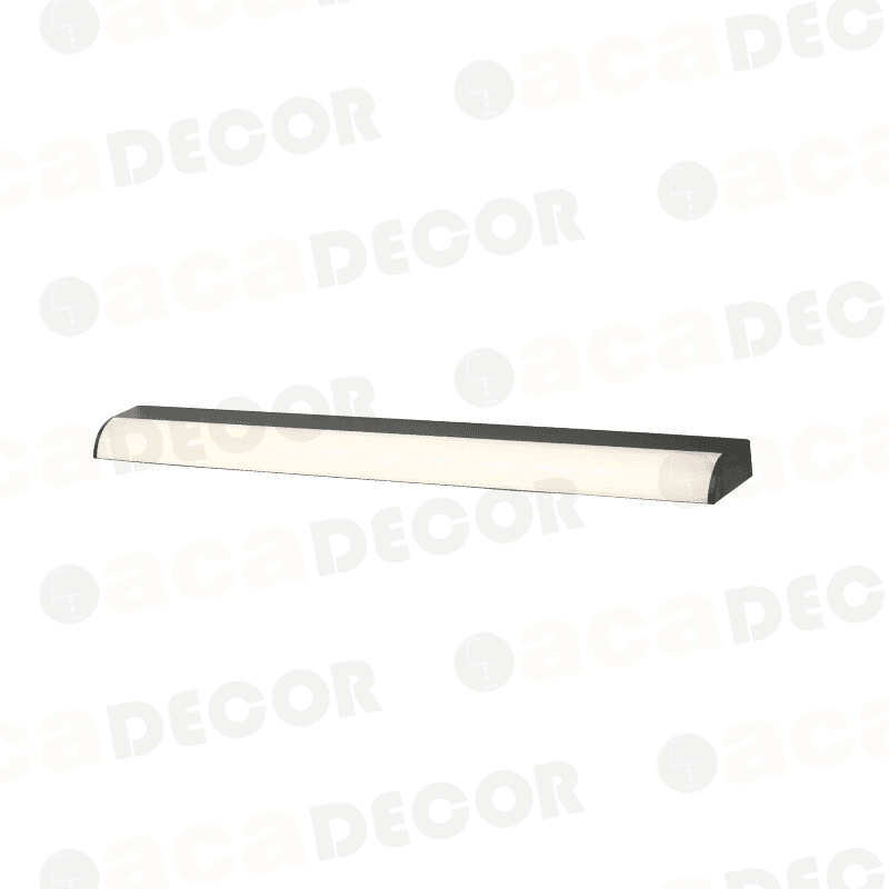 ^ΕΠΙΤΟΙΧΟ Φ/Σ LED 12W 3000K 780LM ΜΑΥΡΟ ΑΛΟΥΜΙΝΙΟ IP44 57X7X4CM - ledmania.gr