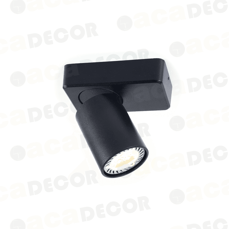 ^ΕΠΙΤΟΙΧΟ Φ/Σ 1XGU10 ΜΑΥΡΟ ΑΛΟΥΜΙΝΙΟ 12Χ7X11CM - ledmania.gr