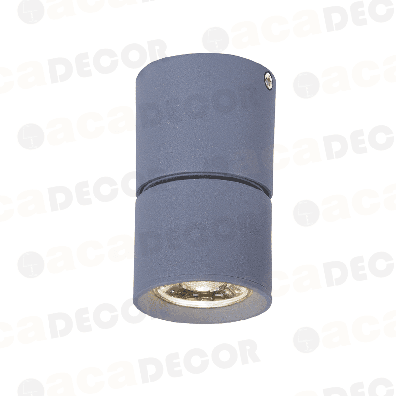 ^ΕΠΙΤΟΙΧΟ Φ/Σ LED 5W COB 80° 3000K 400LM ΓΚΡΙ ΑΛΟΥΜΙΝΙΟ D5,6XH10CM - ledmania.gr