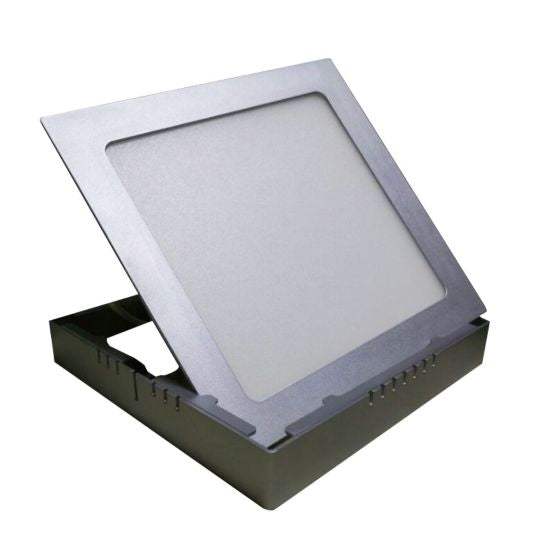 SILVER LED SQUARE SLIMPANEL 26W 4000K 1880Lm230V 300X300Ra80 - ledmania.gr