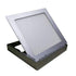 SILVER LED SQUARE SLIM PANEL 8W 3000K 490Lm230V 120X120Ra80 - ledmania.gr