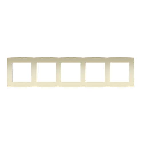 PRIME ΠΛΑΙΣΙΟ 5 ΘΕΣΕΩΝ IP20 ΙΒΟΥΑΡ - ledmania.gr