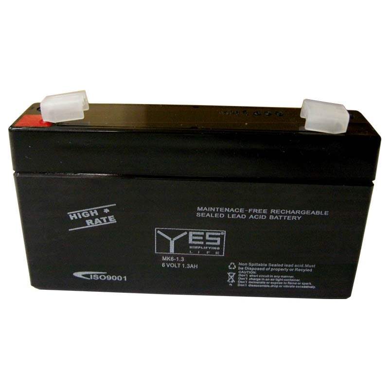 YES  ΜΠΑΤΑΡΙΑ ΜΟΛΥΒΔΟΥ  6V  2.8ah - ledmania.gr