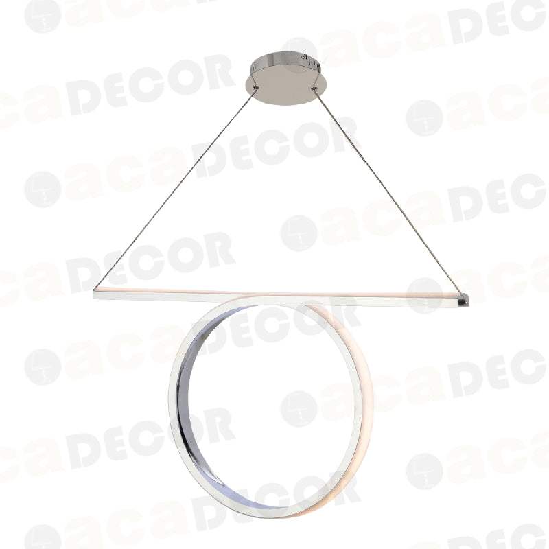 ^ΚΡΕΜΑΣΤΟ Φ/Σ LED 32W 3000K 1920LM ΧΡΩΜΙΟ ΑΛΟΥΜΙΝΙΟ 64Χ17ΧΗ120CM ZERO - ledmania.gr