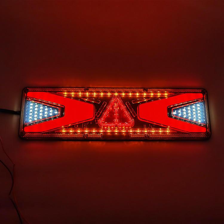 Συγκρότημα οπίσθιου φανού γενικής χρήσης φορτηγού 24v-5 λειτουργιών με αντίσταση LED πίσω ανακλαστήρας στοπ και για Γεωργικά οχήματα 1τεμ. - ledmania.gr