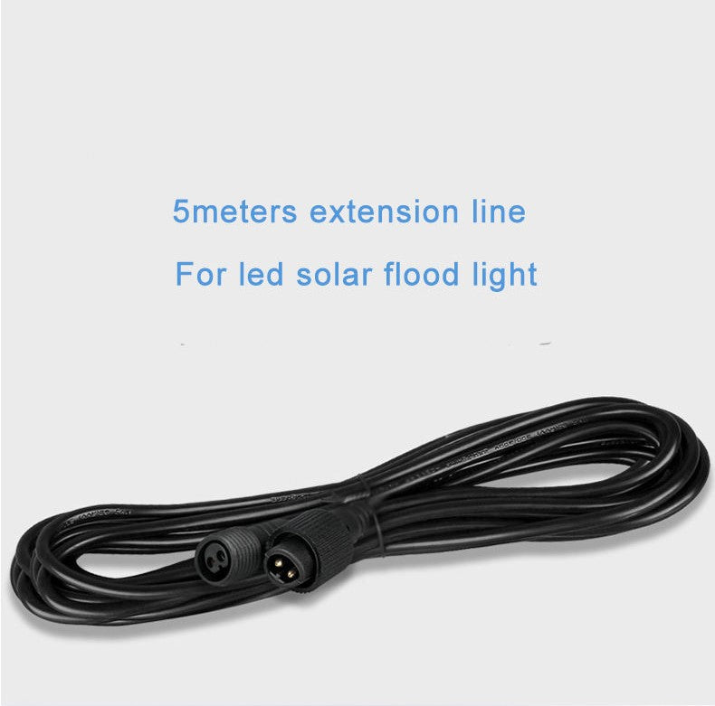 5 μετρα Καλώδιο Προέκτασης για Ηλιακούς Προβολείς IP65-τεμ.1 - ledmania.gr