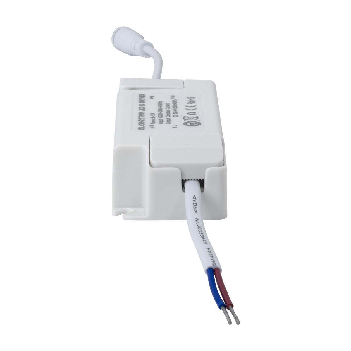 GloboStar® 60222 ABS Πλαστικό Τροφοδοτικό SELV για Προϊόντα LED 9-21W AC 200-240V σε Constant Current DC 36-54V/300mA±5% PF0.95 IP20 M11 x Π4.3 x Υ2.5cm - TÜV Certified Driver - 5 Years Warranty - ledmania.gr