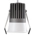 GloboStar® MICRO-B 60243 Χωνευτό LED Spot Downlight TrimLess Φ6cm 7W 875lm 38° AC 220-240V IP20 Φ6 x Υ7.8cm - Στρόγγυλο - Λευκό - Θερμό Λευκό 2700K - Bridgelux COB - 5 Years Warranty - ledmania.gr