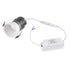 GloboStar® MICRO-B 60243 Χωνευτό LED Spot Downlight TrimLess Φ6cm 7W 875lm 38° AC 220-240V IP20 Φ6 x Υ7.8cm - Στρόγγυλο - Λευκό - Θερμό Λευκό 2700K - Bridgelux COB - 5 Years Warranty - ledmania.gr