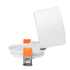 GloboStar® OMEGA-R 60295 Χωνευτό LED Spot Downlight TrimLess Φ10cm 12W 1500lm 36° AC 220-240V IP20 Φ10 x Υ8.2cm - Στρόγγυλο - Λευκό - Θερμό Λευκό 2700K - Bridgelux COB - 5 Years Warranty - ledmania.gr
