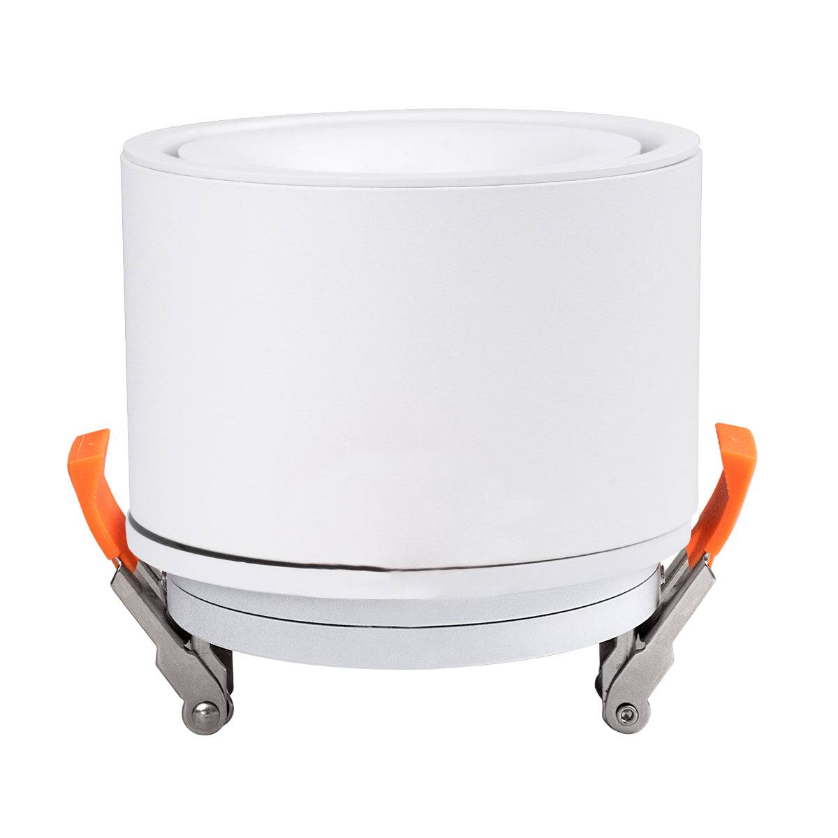 GloboStar® OMEGA-R 60295 Χωνευτό LED Spot Downlight TrimLess Φ10cm 12W 1500lm 36° AC 220-240V IP20 Φ10 x Υ8.2cm - Στρόγγυλο - Λευκό - Θερμό Λευκό 2700K - Bridgelux COB - 5 Years Warranty - ledmania.gr