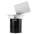 GloboStar® VIRGO-B 60310 Χωνευτό LED Spot Downlight TrimLess Φ13.5cm 20W 2600lm 36° AC 220-240V IP20 Φ13.5cm x Υ14cm - Στρόγγυλο - Λευκό με Μαύρο Κάτοπτρο - Φυσικό Λευκό 4500K - Bridgelux COB - 5 Years Warranty - ledmania.gr