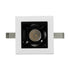 GloboStar® LUMINAR SUPERIOR 60314 Χωνευτό LED Spot Downlight TrimLess 2W 280lm 36° AC 220-240V IP20 Μ4.3 x Π4.3 x Υ4.5cm - Λευκό με Μαύρο Κάτοπτρο - Φυσικό Λευκό 4500K - Bridgelux High Lumen Chip Gen2 - TÜV Certified Driver - 5 Years Warranty - ledmania.gr