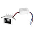 GloboStar® LUMINAR SUPERIOR 60314 Χωνευτό LED Spot Downlight TrimLess 2W 280lm 36° AC 220-240V IP20 Μ4.3 x Π4.3 x Υ4.5cm - Λευκό με Μαύρο Κάτοπτρο - Φυσικό Λευκό 4500K - Bridgelux High Lumen Chip Gen2 - TÜV Certified Driver - 5 Years Warranty - ledmania.gr