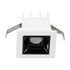 GloboStar® LUMINAR SUPERIOR 60315 Χωνευτό LED Spot Downlight TrimLess 2W 270lm 36° AC 220-240V IP20 Μ4.3 x Π4.3 x Υ4.5cm - Λευκό με Μαύρο Κάτοπτρο - Θερμό Λευκό 2700K - Bridgelux High Lumen Chip Gen2 - TÜV Certified Driver - 5 Years Warranty - ledmania.gr