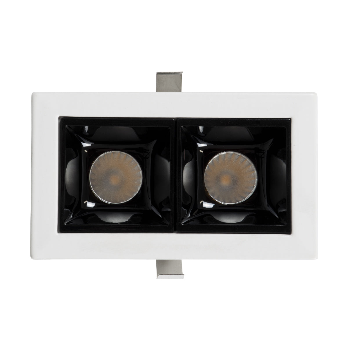 GloboStar® LUMINAR SUPERIOR 60317 Χωνευτό LED Spot Downlight TrimLess 4W 540lm 36° AC 220-240V IP20 Μ7.5 x Π4.3 x Υ4.5cm - Λευκό με Μαύρο Κάτοπτρο - Θερμό Λευκό 2700K - Bridgelux High Lumen COB Gen2 - TÜV Certified Driver - 5 Years Warranty - ledmania.gr