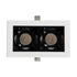 GloboStar® LUMINAR SUPERIOR 60317 Χωνευτό LED Spot Downlight TrimLess 4W 540lm 36° AC 220-240V IP20 Μ7.5 x Π4.3 x Υ4.5cm - Λευκό με Μαύρο Κάτοπτρο - Θερμό Λευκό 2700K - Bridgelux High Lumen COB Gen2 - TÜV Certified Driver - 5 Years Warranty - ledmania.gr