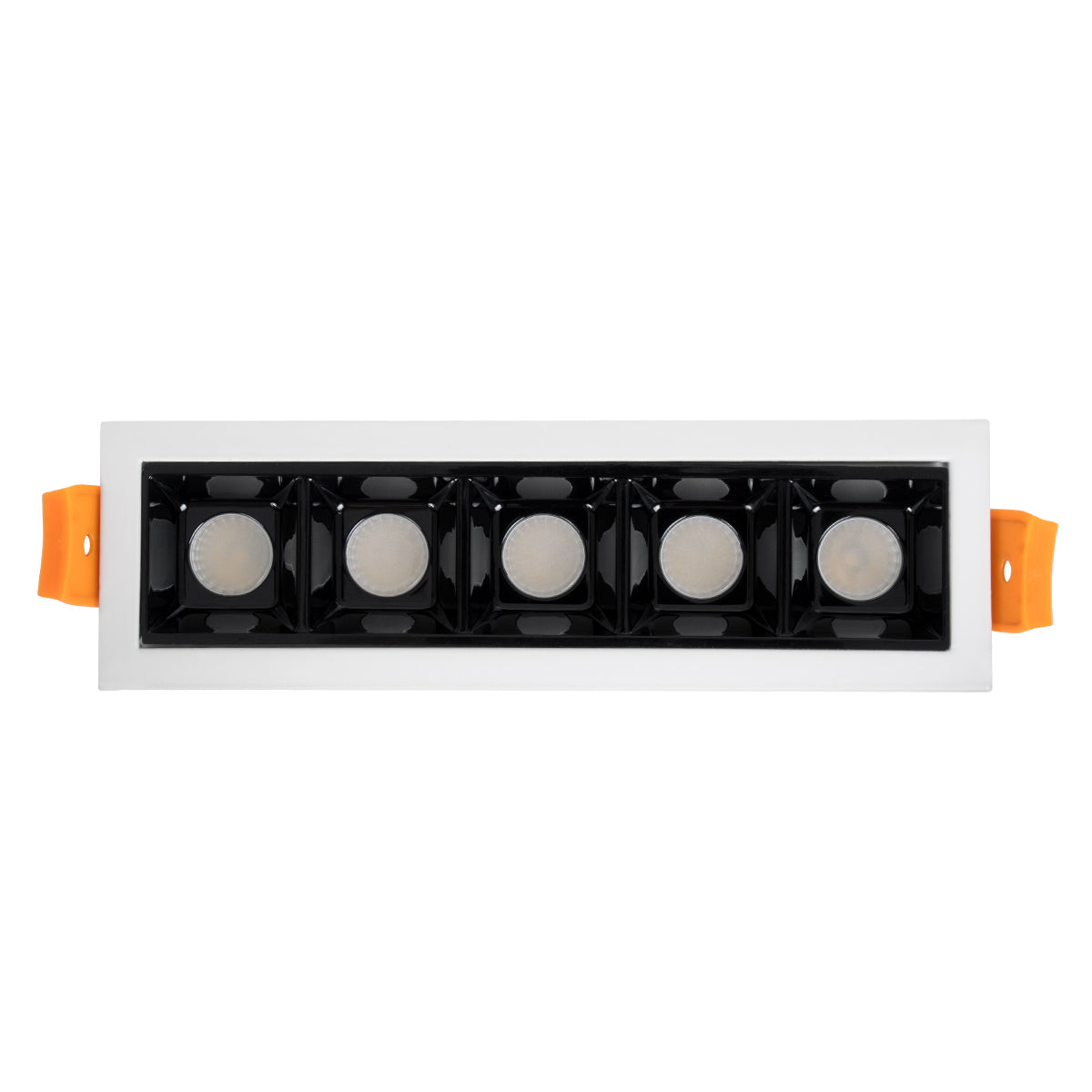 GloboStar® LUMINAR SUPERIOR 60319 Χωνευτό LED Spot Downlight TrimLess 10W 1350lm 36° AC 220-240V IP20 Μ14.8 x Π4.3 x Υ4.5cm - Λευκό με Μαύρο Κάτοπτρο - Θερμό Λευκό 2700K - Bridgelux High Lumen COB Gen2 - TÜV Certified Driver - 5 Years Warranty - ledmania.gr