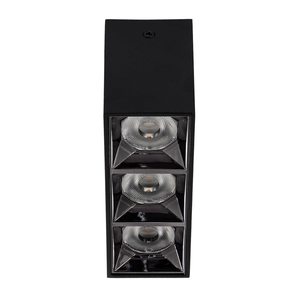 GloboStar® LUMINAR SUPERIOR 60324 Επιφανειακό LED Spot Downlight TrimLess 12W 1680lm 36° AC 220-240V IP20 Μ11.8 x Π4.2 x Υ6.6cm - Μαύρο με Κάτοπτρο Χρωμίου - Φυσικό Λευκό 4500K - Bridgelux High Lumen Chip Gen2 - TÜV Certified Driver - 5 Years Warranty - ledmania.gr