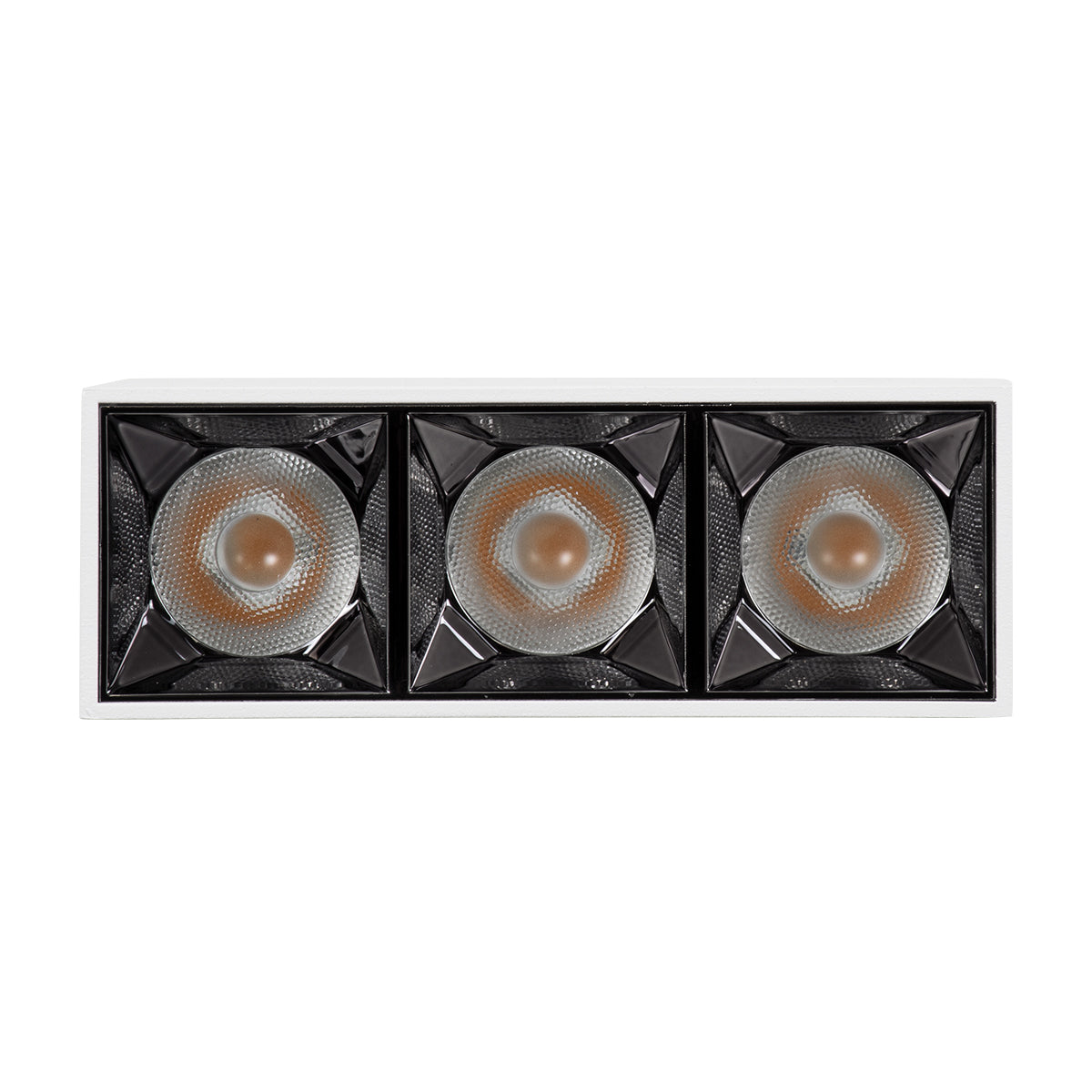 GloboStar® LUMINAR SUPERIOR 60327 Επιφανειακό LED Spot Downlight TrimLess 12W 1620lm 36° AC 220-240V IP20 Μ11.8 x Π4.2 x Υ6.6cm - Λευκό με Κάτοπτρο Χρωμίου - Θερμό Λευκό 2700K - Bridgelux High Lumen Chip Gen2 - TÜV Certified Driver - 5 Years Warranty - ledmania.gr