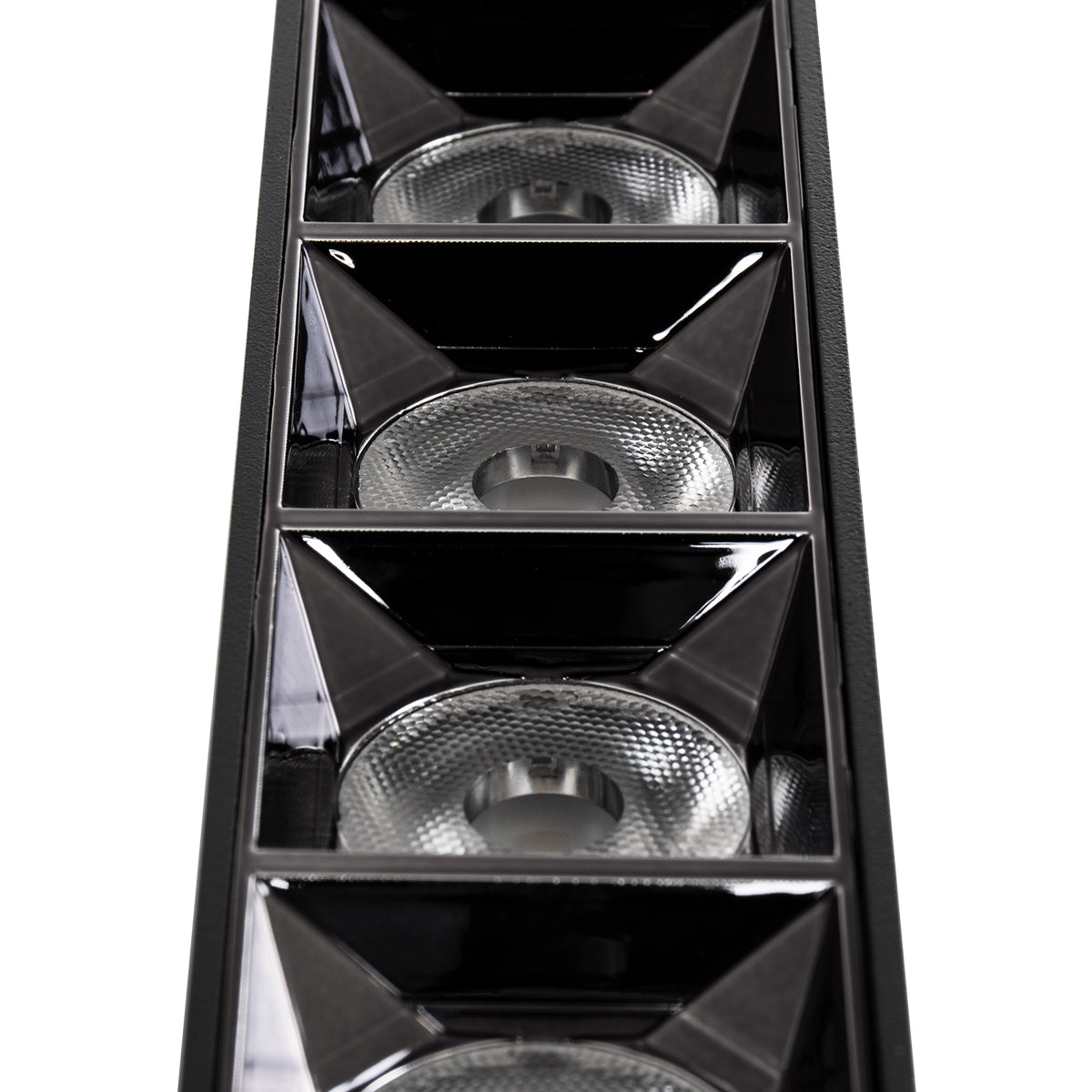 GloboStar® LUMINAR SUPERIOR 60329 Επιφανειακό LED Spot Downlight TrimLess 20W 2700lm 36° AC 220-240V IP20 Μ19.5 x Π4.2 x Υ6.6cm - Μαύρο με Κάτοπτρο Χρωμίου - Θερμό Λευκό 2700K - Bridgelux High Lumen Chip Gen2 - TÜV Certified Driver - 5 Years Warranty - ledmania.gr