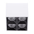 GloboStar® LUMINAR SUPERIOR 60335 Επιφανειακό LED Spot Downlight TrimLess 14W 1890lm 36° AC 220-240V IP20 Μ8.2 x Π8.2 x Υ6.6cm - Λευκό με Κάτοπτρο Χρωμίου - Θερμό Λευκό 2700K - Bridgelux High Lumen Chip Gen2 - TÜV Certified Driver - 5 Years Warranty - ledmania.gr