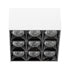 GloboStar® LUMINAR SUPERIOR 60339 Επιφανειακό LED Spot Downlight TrimLess 30W 4050lm 36° AC 220-240V IP20 Μ12 x Π12 x Υ6.6cm - Λευκό με Κάτοπτρο Χρωμίου - Θερμό Λευκό 2700K - Bridgelux High Lumen Chip Gen2 - TÜV Certified Driver - 5 Years Warranty - ledmania.gr