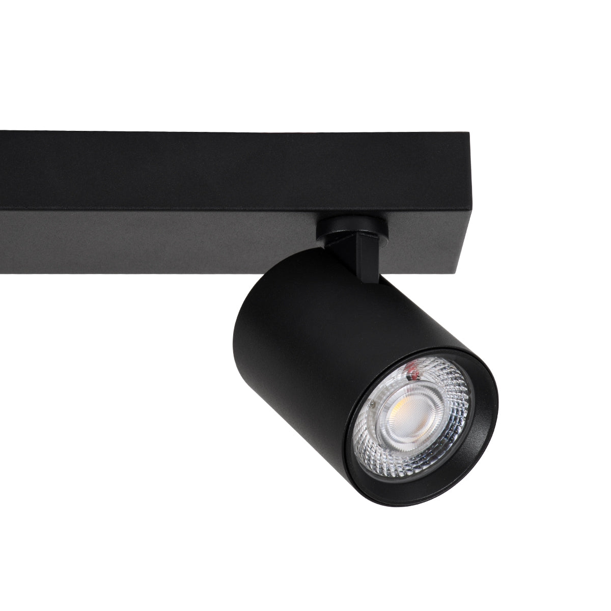 GloboStar® LEONARDO 60346 Μοντέρνο Φωτιστικό Οροφής Ράγα με Κινούμενα Σποτ LED Spot Downlight 20W 2400lm 60° AC 220-240V IP20 Μ32 x Π7 x Υ11.8cm - Μαύρο - Φυσικό Λευκό 4500K - Bridgelux COB - ledmania.gr