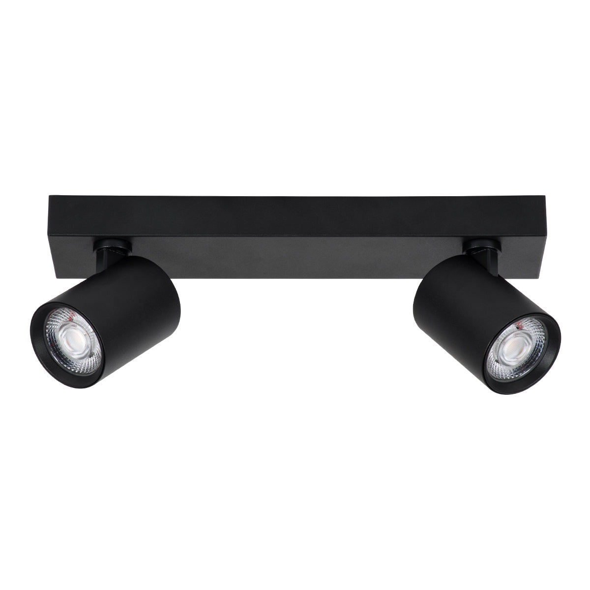 GloboStar® LEONARDO 60346 Μοντέρνο Φωτιστικό Οροφής Ράγα με Κινούμενα Σποτ LED Spot Downlight 20W 2400lm 60° AC 220-240V IP20 Μ32 x Π7 x Υ11.8cm - Μαύρο - Φυσικό Λευκό 4500K - Bridgelux COB - ledmania.gr