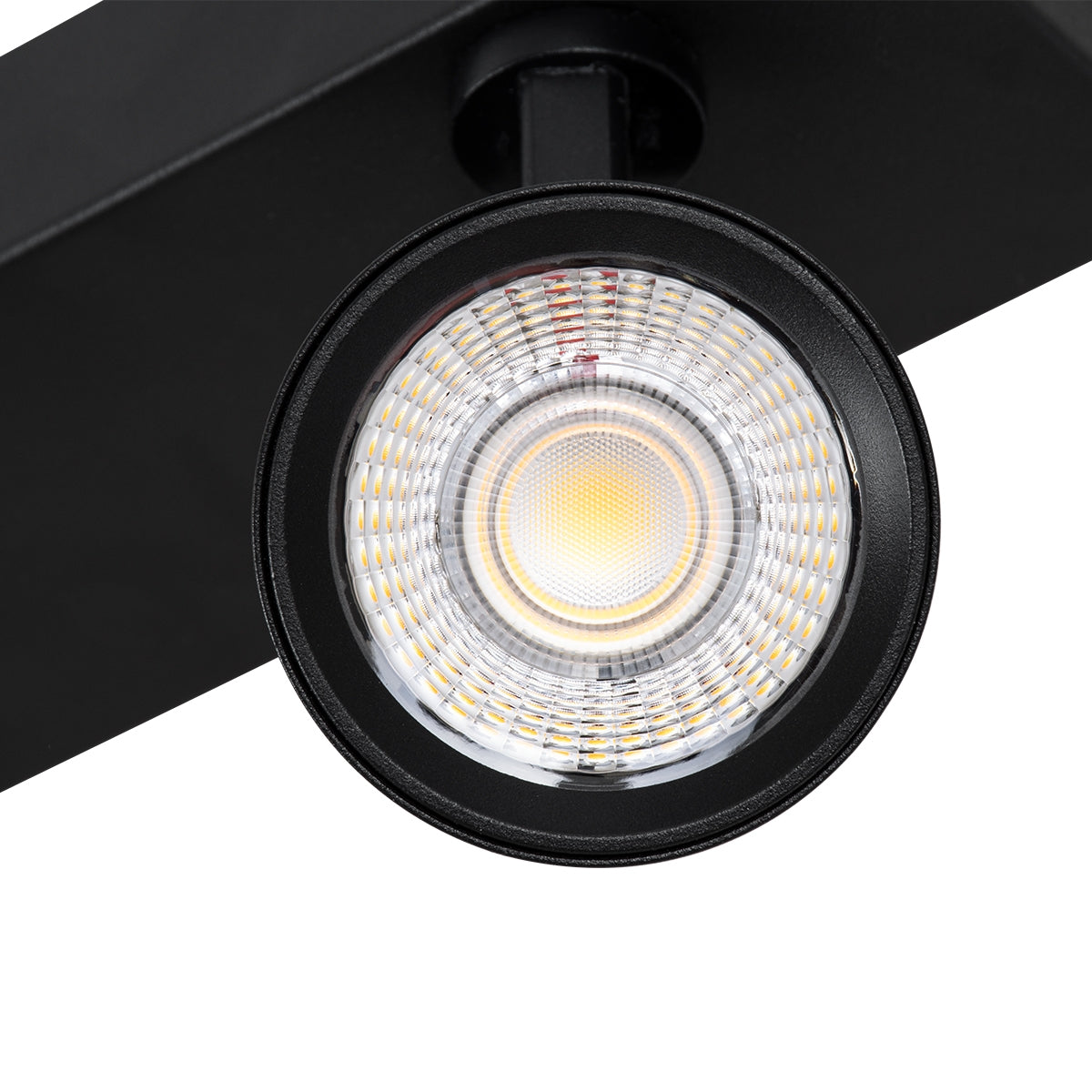 GloboStar® LEONARDO 60346 Μοντέρνο Φωτιστικό Οροφής Ράγα με Κινούμενα Σποτ LED Spot Downlight 20W 2400lm 60° AC 220-240V IP20 Μ32 x Π7 x Υ11.8cm - Μαύρο - Φυσικό Λευκό 4500K - Bridgelux COB - ledmania.gr