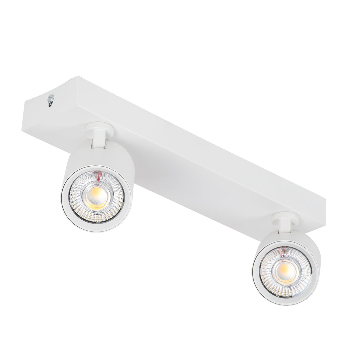 GloboStar® LEONARDO 60347 Μοντέρνο Φωτιστικό Οροφής Ράγα με Κινούμενα Σποτ LED Spot Downlight 20W 2400lm 60° AC 220-240V IP20 Μ32 x Π7 x Υ11.8cm - Λευκό - Φυσικό Λευκό 4500K - Bridgelux COB - ledmania.gr
