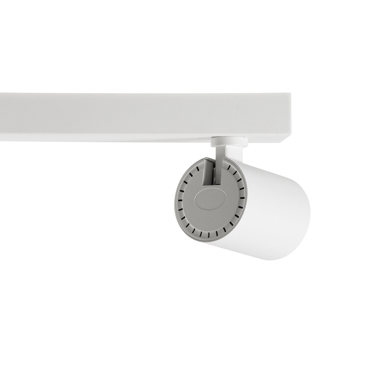 GloboStar® LEONARDO 60347 Μοντέρνο Φωτιστικό Οροφής Ράγα με Κινούμενα Σποτ LED Spot Downlight 20W 2400lm 60° AC 220-240V IP20 Μ32 x Π7 x Υ11.8cm - Λευκό - Φυσικό Λευκό 4500K - Bridgelux COB - ledmania.gr