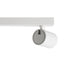 GloboStar® LEONARDO 60347 Μοντέρνο Φωτιστικό Οροφής Ράγα με Κινούμενα Σποτ LED Spot Downlight 20W 2400lm 60° AC 220-240V IP20 Μ32 x Π7 x Υ11.8cm - Λευκό - Φυσικό Λευκό 4500K - Bridgelux COB - ledmania.gr