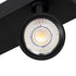 GloboStar® LEONARDO 60348 Μοντέρνο Φωτιστικό Οροφής Ράγα με Κινούμενα Σποτ LED Spot Downlight 30W 3600lm 60° AC 220-240V IP20 Μ52 x Π7 x Υ11.8cm - Μαύρο - Φυσικό Λευκό 4500K - Bridgelux COB - ledmania.gr