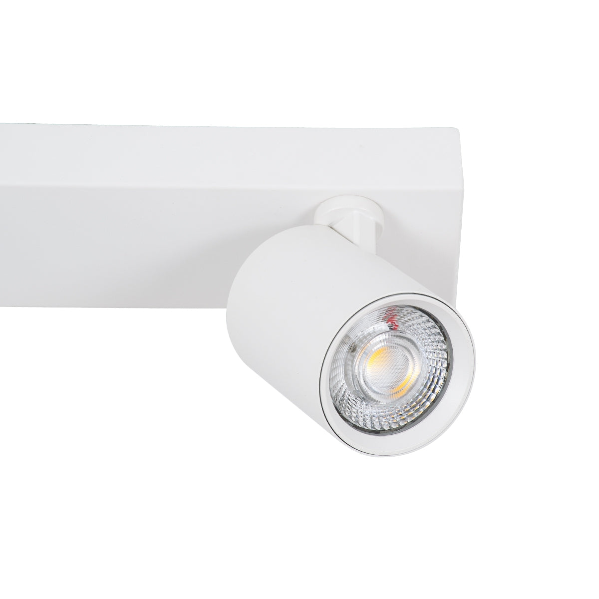 GloboStar® LEONARDO 60349 Μοντέρνο Φωτιστικό Οροφής Ράγα με Κινούμενα Σποτ LED Spot Downlight 30W 3600lm 60° AC 220-240V IP20 Μ52 x Π7 x Υ11.8cm - Λευκό - Φυσικό Λευκό 4500K - Bridgelux COB - ledmania.gr