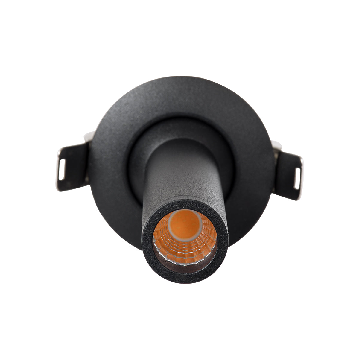 GloboStar® DALE 60371 Χωνευτό LED Κινούμενο Spot Downlight TrimLess Φ6.4cm 5W 500lm 36° AC 220-240V IP20 Φ6.4cm x Υ10cm - Στρόγγυλο - Μαύρο - Θερμό Λευκό 2700K - Bridgelux COB - TÜV Certified Driver - 5 Years Warranty - ledmania.gr