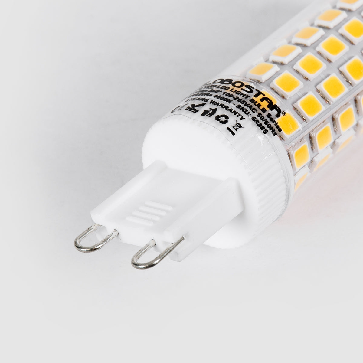 GloboStar® 60386 Λάμπα LED G9 6W 816lm 360° AC 220-240V IP20 Φ1.86 x Υ6.8cm Θερμό Λευκό 2700K - ledmania.gr