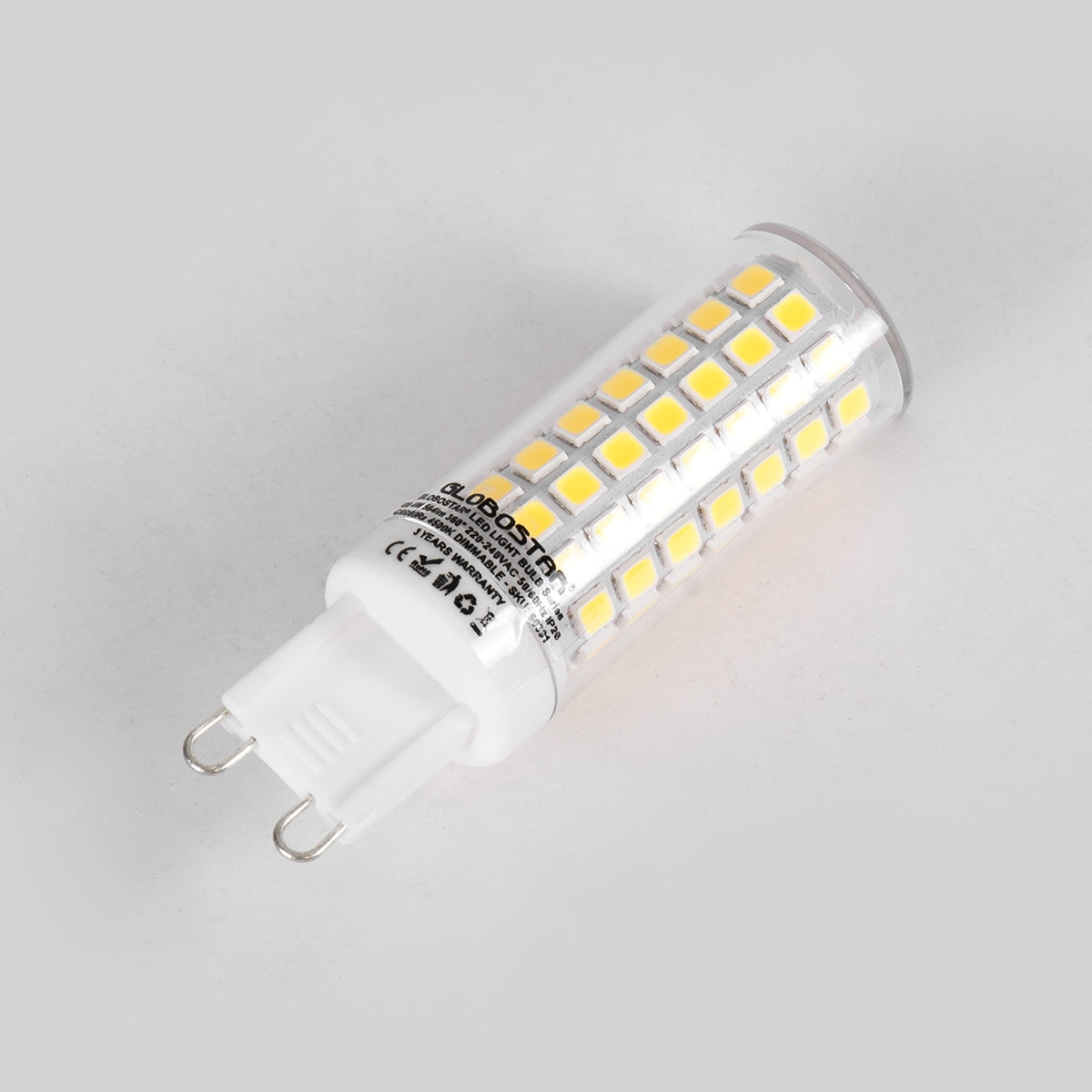 GloboStar® 60390 Λάμπα LED G9 4W 584lm 360° AC 220-240V IP20 Φ1.86 x Υ6.3cm Ψυχρό Λευκό 6000K Dimmable - ledmania.gr