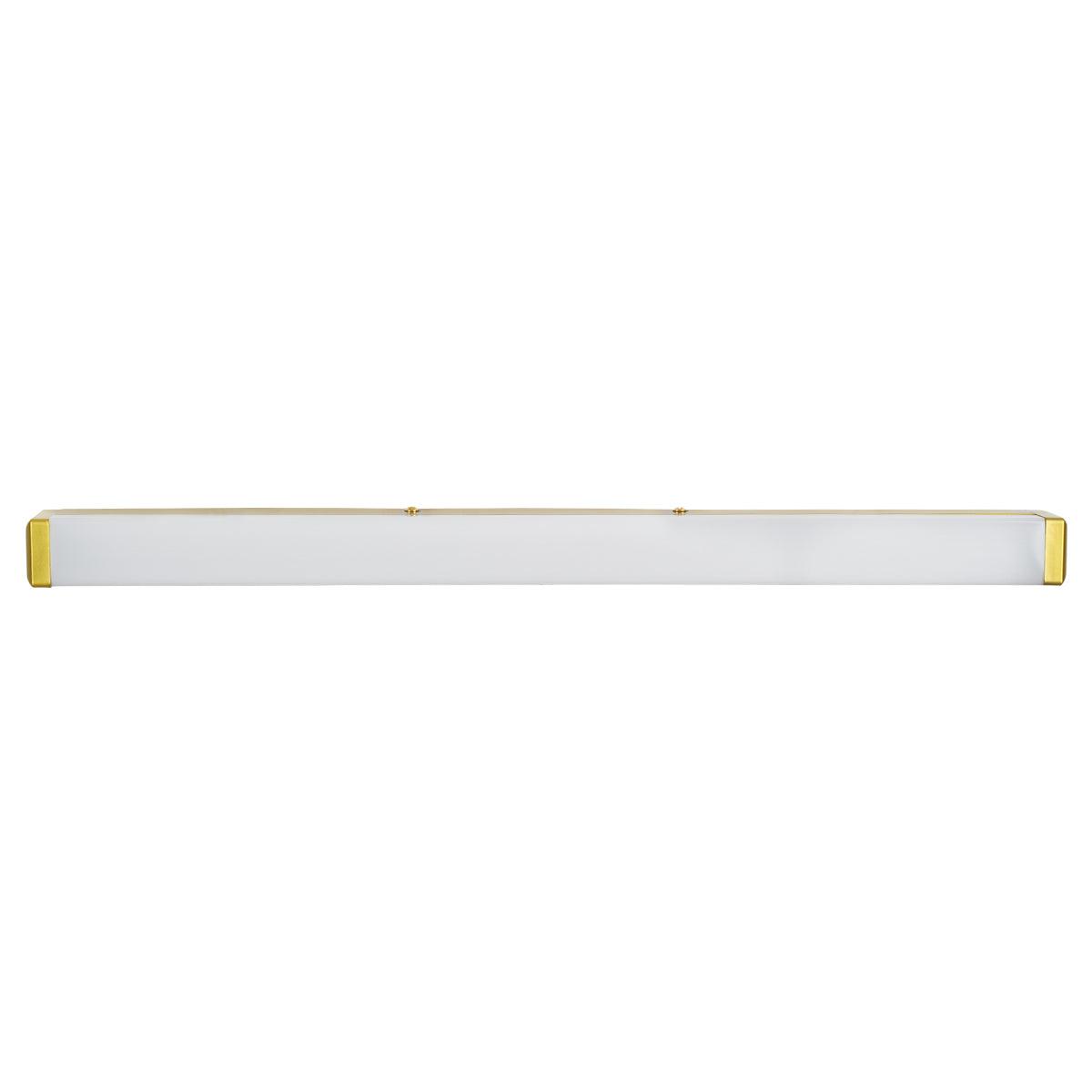 GloboStar® RENATA 60441 Μοντέρνο Φωτιστικό Τοίχου - Απλίκα Καθρέπτη Μπάνιου - Πίνακα LED 12W 1400lm 210° AC 220-240V IP44 Μ60 x Π4 x Υ5.5cm - Φυσικό Λευκό 4500K - Χρυσό - 3 Years Warranty - ledmania.gr