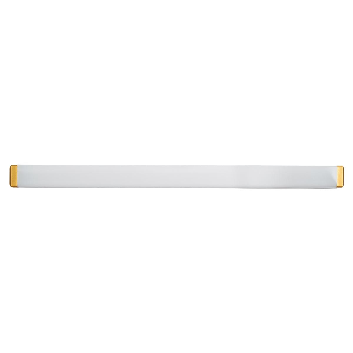 GloboStar® RENATA 60443 Μοντέρνο Φωτιστικό Τοίχου - Απλίκα Καθρέπτη Μπάνιου - Πίνακα LED 12W 1400lm 210° AC 220-240V IP44 Μ60 x Π4 x Υ5.5cm - Φυσικό Λευκό 4500K - Χάλκινο - 3 Years Warranty - ledmania.gr
