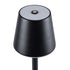 GloboStar® NEGA 60477 Μοντέρνο Επιδαπέδιο Φωτιστικό LED 2.2W 154lm 360° DC 5V Επαναφορτιζόμενο με Μπαταρία Li-ion 4000mAh - Διακόπτη Αφής - Θερμό Λευκό 2700K - Dimmable - D10 x H135cm - Μαύρο - ledmania.gr