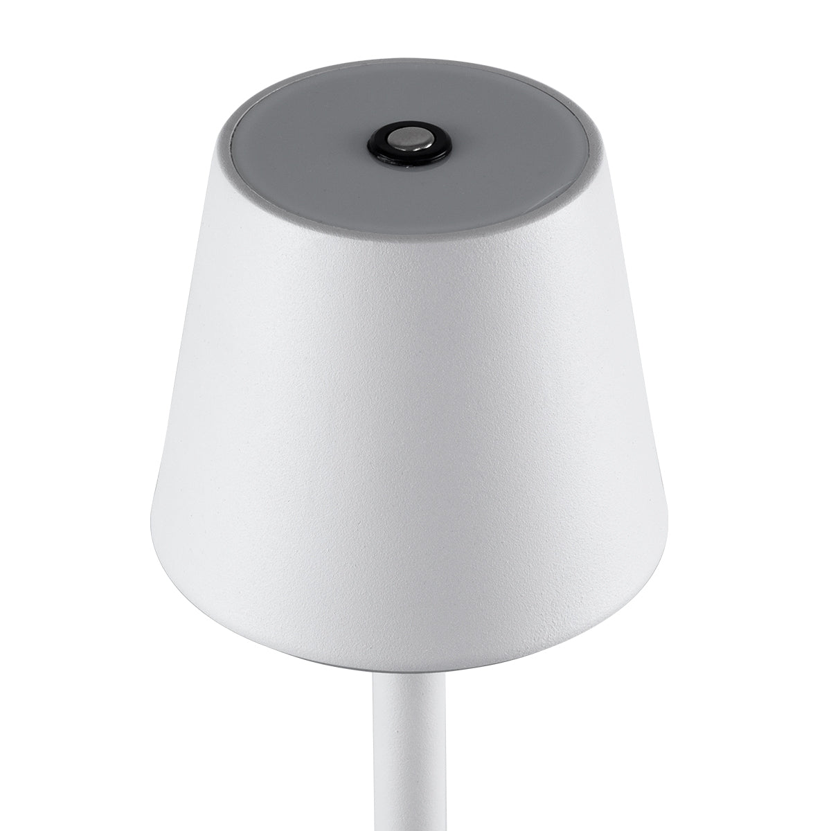 GloboStar® NEGA 60478 Μοντέρνο Επιδαπέδιο Φωτιστικό LED 2.2W 154lm 360° DC 5V Επαναφορτιζόμενο με Μπαταρία Li-ion 4000mAh - Διακόπτη Αφής - Θερμό Λευκό 2700K - Dimmable - D10 x H135cm - Λευκό - ledmania.gr