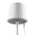 GloboStar® NEGA 60478 Μοντέρνο Επιδαπέδιο Φωτιστικό LED 2.2W 154lm 360° DC 5V Επαναφορτιζόμενο με Μπαταρία Li-ion 4000mAh - Διακόπτη Αφής - Θερμό Λευκό 2700K - Dimmable - D10 x H135cm - Λευκό - ledmania.gr