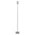 GloboStar® NEGA 60480 Μοντέρνο Επιδαπέδιο Φωτιστικό LED 2.2W 154lm 360° DC 5V Επαναφορτιζόμενο με Μπαταρία Li-ion 4000mAh - Διακόπτη Αφής - Θερμό Λευκό 2700K - Dimmable - D10 x H135cm - Ασημί - ledmania.gr