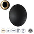 GloboStar® HELIO-R 60492 Φωτιστικό Τοίχου - Απλίκα Αρχιτεκτονικού Φωτισμού Εξωτερικού Χώρου LED 7W 840lm 120° x 360° AC 220-240V Αδιάβροχο IP65 Φ16 x Π5cm - Φυσικό Λευκό 4500K - Μαύρο - Στρόγγυλο - Bridgelux Chip - 3 Years Warranty - ledmania.gr